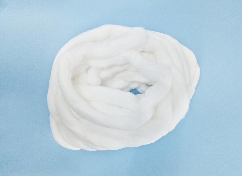 Super Soft White Absorbent Cotton Sliver Coil 4g 20g For Beauty Salon