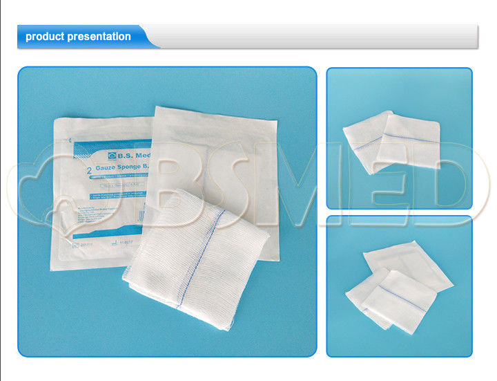 Wound Dressing X Ray Detectable Gauze Swabs High Absorbency Ce Approval