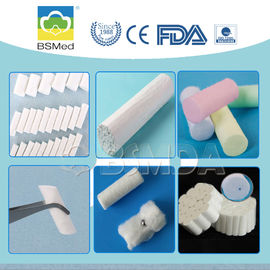 Disposable Dental Cotton Rolls White Color Soft Non - Lining For Medical Care