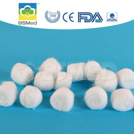 Disposable Pink / White Sterile Cotton Wool Balls Lightweight Non Irritating