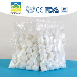 Comfortable Absorbent Cotton Balls , Organic Cotton Balls 0.3g - 9g