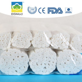 8mm / 10mm Sterile Cotton Roll , No Stain Dental Medical Cotton Roll ISO Certification