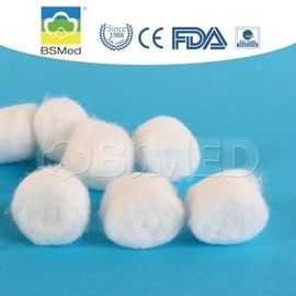 Medical Disposable Raw Cotton Wool Ball Swab High Absorbency White Color
