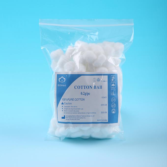 Hospital Surgical Cotton Balls Disposable Consumption 0.3g 9g Eco