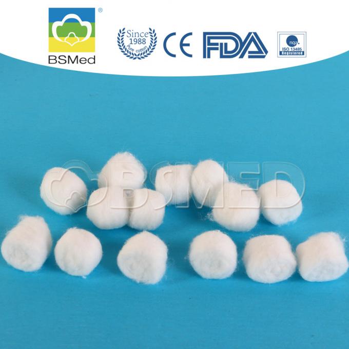Surgical Dressing Small Cotton Balls 0.3g 9g Lightweight With Soft