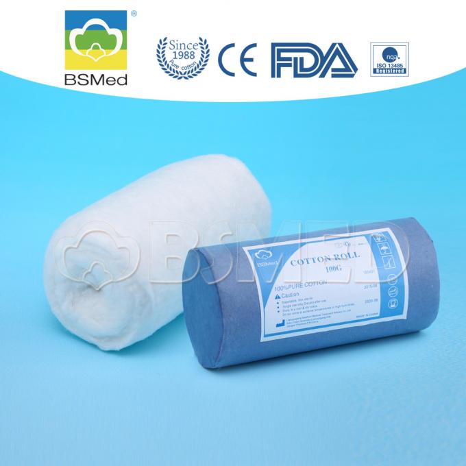 Wound Care Surgical Dressing Medical Cotton Wool Roll 13 16mm Fiber