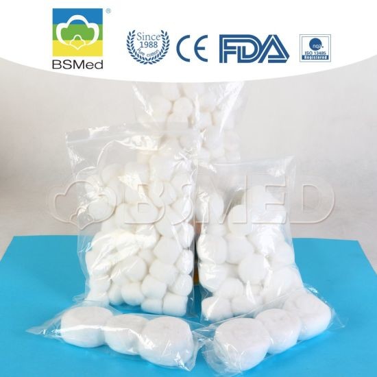 Small Absorbent Surgical Cotton Balls , Disposable Medical Cotton Balls