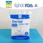 Health Care White Dental Disposable Products , Odorless Dental Cotton Rolls
