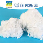 Bleached 100% Cotton Raw Material , First Aid Organic Cotton Material CE ISO FDA Certificated