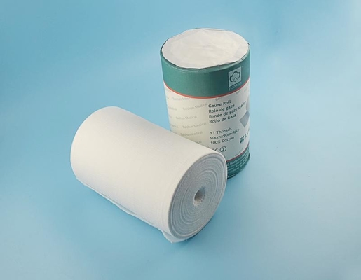 Surgical Absorbent Medical Gauze Rolls 100% Cotton Material