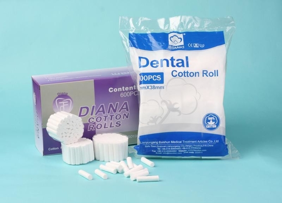 Highly Absorbent Cotton CE Certificate Dental Cotton White Dental Cotton Roll For Medical