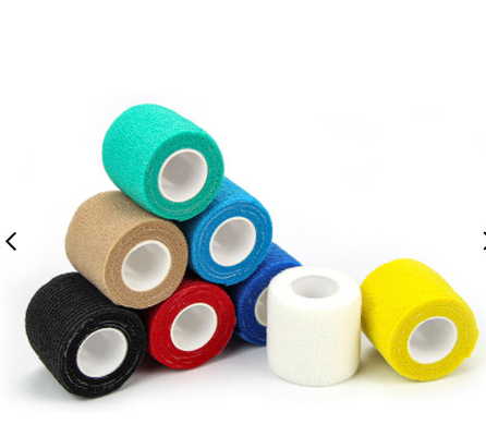 Colored Self-Adhesive Non-Woven Cohesive Bandage Adhesive Elastic Bandage