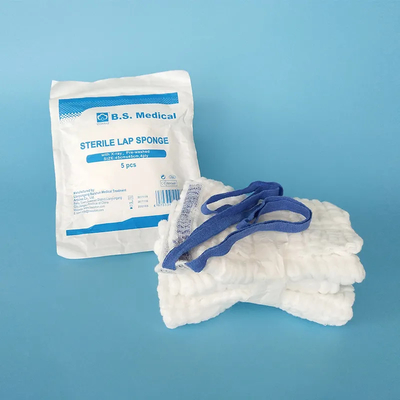 Medical Pre-washed 45*45cm Gauze Laparotomy Sponge With X-ray And Loop