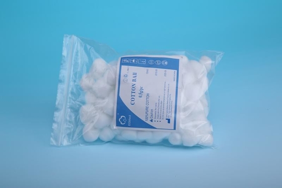 50g Factory Price Sterile Medical Absorbent Cotton Wool Rolls Balls High Quality 100% Pure Sterilize Alcohol Cotton Ball