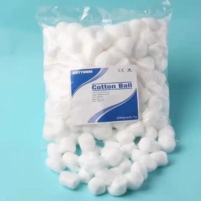 100% Cotton High Absorbent Medical Surgical Disposable Cotton Gauze Ball