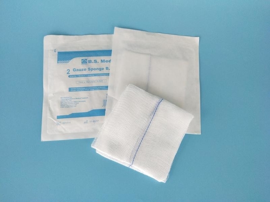 Customized Sterile Cotton Absorbent Gauze Swabs with X-RAY Medical Disposable Products Surgical Absorbent Gauze Swabs