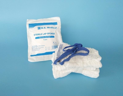 Sterile 100% Cotton Surgical Gauze Abdomimal Pre-Washed Lap Sponge with X-Ray