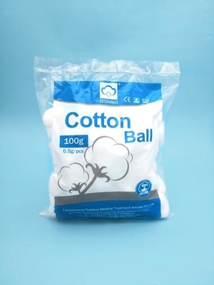 Sterile 100% Pure Organic Cotton Ball Different Size Medical Cotton Ball For Hospital
