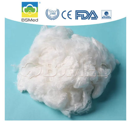 100% Natural Medical-grade Bleached Cotton High Hydrophilic No Fluorescent Agent for Wound Dressing Dental Products