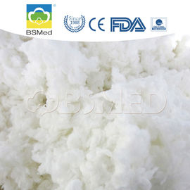 Hospital Medical Pure Cotton Material , Absorbent Bleached Raw Cotton Wool