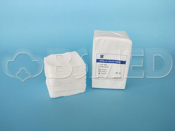 Medical Disposable Cotton Gauze Swab , Sterile Gauze Swab With X - Ray