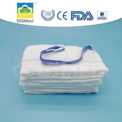 Sterile Lap Sponge Laparotomy Sponge with X-ray Detectable Line High-absorbency Cotton Abdominal Pad in Multiple Sizes