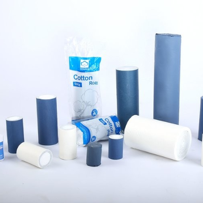 100% Degreased Pure Cotton Wool Roll with High Liquid Absorbency and Soft Skin-Friendly Material for Medical Use