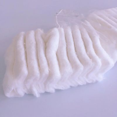 Medical Cotton Wool Pads Medical 500g 100% Cotton Absorbent Zig Zag Cotton Wool for Hospital Use