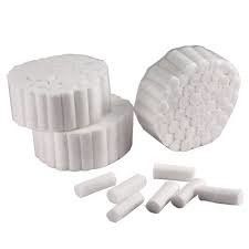 Dental Cotton Wool Rolls 100% Cotton Wool Surgery Medical Disposable Absorbent Dental Cotton Pad Roll