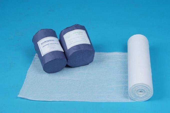 Customizable Gauze Rolls with 12x8 Mesh and 32 s Combed Cotton Yarn Non-Sterile and X-Ray Option 0